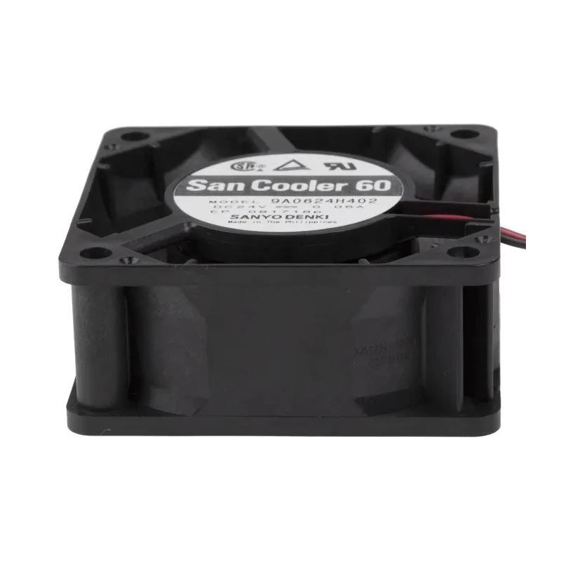 Sanyo Denki 9A Series Axial Fan 24V DC 1.44 W 60 mm x 60 mm x 25 mm 9A0624H402