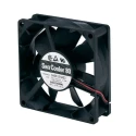 Sanyo Denki 9A Series Axial Fan 24V DC, 1.68W Power, 61.8 m³/h Air Flow, 80x80x25mm 9A0824H402