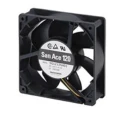 Sanyo Denki 9G Series Axial Fan 24V DC, 5.04W Power, 169.9 m³/h Airflow, 6300 RPM, 120x120x25 mm 9G1224A401