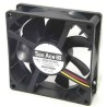 Sanyo Denki 95 Series Axial Fan, 12V DC, 1.32 W, 55.8 m³/h Air Flow, 80 mm Square Frame 9S0812F401