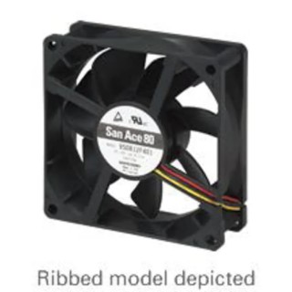 Sanyo Denki 9S Series Axial Fan 12V DC 960mW Power 49.8 m³/h Air Flow 80mm Frame 9S0812M4011