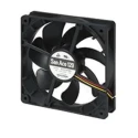 Sanyo Denki 9S Series Axial Fan, 12V DC, 99.6 m³/h Air Flow, 1.56W Power, 130mA Max Current, 120mm Square Frame 9S1212M401