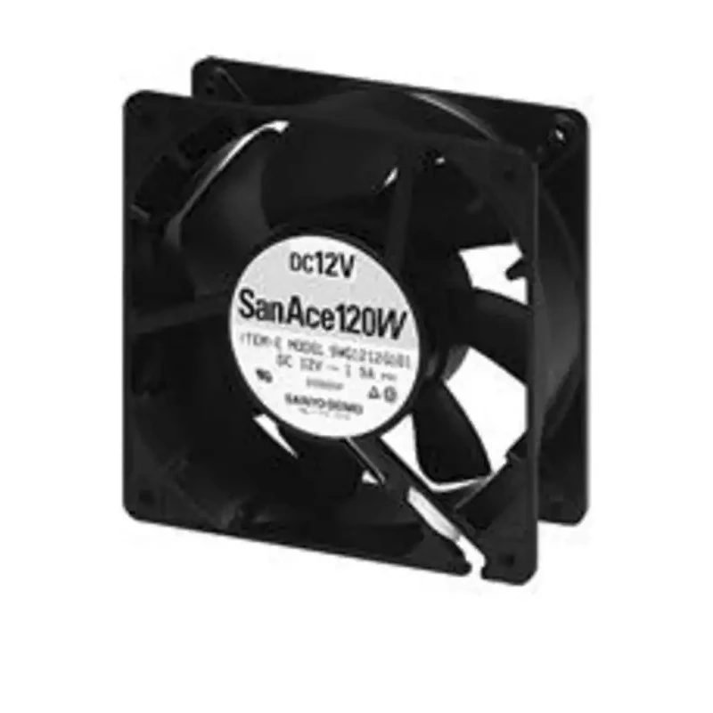 Sanyo Denki 9WG Series Axial Fan 12V DC 11.76W 232.8 m³/h Air Flow IP55 