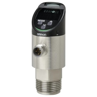 Omron EBPC Series Pressure Sensor, PNP Output, Gauge Reading 0 bar to 40 MPa, 10-30V DC Operating Voltage E8PC-400T-E
