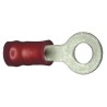 TE Connectivity PIDG Insulated Ring Terminal M4 Stud Size 22 AWG to 16 AWG Wire Size Nylon Insulation Red 32835