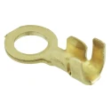 TE Connectivity Uninsulated Ring Terminal M3.5 Stud Size Yellow, 20 AWG 16 AWG Wire Size 61764-1
