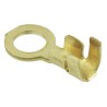 TE Connectivity Uninsulated Ring Terminal M3.5 Stud Size Yellow, 20 AWG 16 AWG Wire Size 61764-1