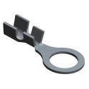 TE Connectivity Uninsulated Ring Terminal M8 Stud Size 16 AWG to 14 AWG Wire Size Grey 42752-2