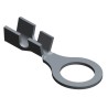 TE Connectivity Uninsulated Ring Terminal M8 Stud Size 16 AWG to 14 AWG Wire Size Grey 42752-2