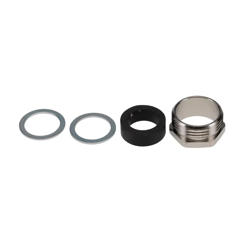 HARTING Cable Gland, RS-K10D Series, Size 10B, Metal Construction, Black, for Heavy Duty Power Connectors 09000005114
