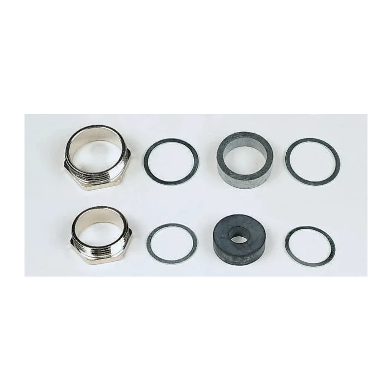 HARTING Cable Gland RS-K10D Series, Metal, Black, Size 10B, For Use With Heavy Duty Power Connectors 09000005116