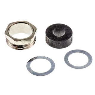 HARTING Cable Gland RS-K10D Series for Heavy Duty Power Connectors 10B Size, Copper Material, Black Color, 250V 09000005013