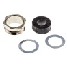 HARTING Cable Gland RS-K10D Series for Heavy Duty Power Connectors 10B Size, Copper Material, Black Color, 250V 09000005013