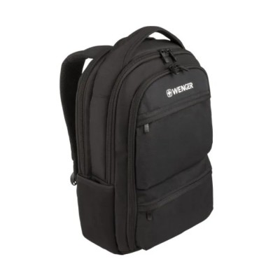 Wenger Black 15.6 inch Laptop Backpack with 5 Compartments Model 600630