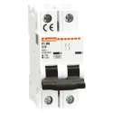 Lovato Electric Modulo P1MB Miniature Circuit Breaker 1-Pole 20A Type C 230V AC 60V DC 6kA Breaking Capacity 