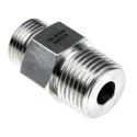 Omron E8FC Series Transmitter Adapter for Flow Sensor, Austenitic Stainless Steel SUS304 