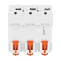 Lovato Electric Modulo Miniature Circuit Breaker, 3-Pole, 100A, Type C, 400V AC, 60V DC, 10 kA Breaking Capacity P2MB