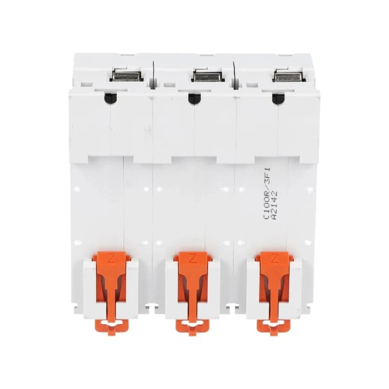 Lovato Electric Modulo Miniature Circuit Breaker, 3-Pole, 100A, Type C, 400V AC, 60V DC, 10 kA Breaking Capacity P2MB