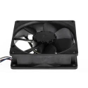 ebm-papst 3400 N Series Ball Bearing DC Axial Fan 12V DC 2.9W 102 m³/h IP68 92 mm 