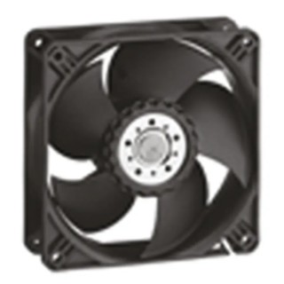 ebm-papst 4400 Series DC Axial Fan, 48V DC, 8.6W, 240 m³/h, 119 mm Rectangular Frame, Ball Bearing 4418H
