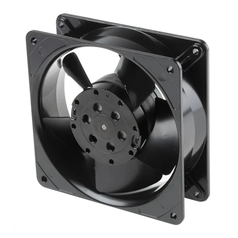 ebm-papst 4000 Z Series Compact AC Axial Fan 115V AC, 18W Power, 180 m³/h Air Flow, IP20 Protection, 119x119x38 mm IP20