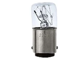 Siemens 8WD44 Series Incandescent LED Bulb 24V AC/DC IP65 5W 15mA Base 50mm 