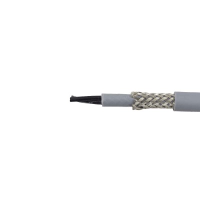Alpha Wire Pro-Met Control Cable 2 Cores 0.5mm² Screened Transparent Polyvinyl Chloride Sheath 100 m 470025CY CL033