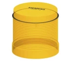 Siemens LED Yellow Flashing Light Element 230V AC 15mA IP65 Base Mount 70mm Diameter 8WD4450-5AD
