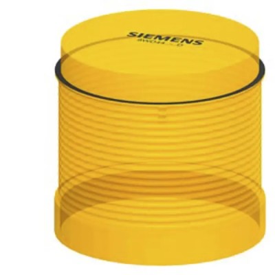 Siemens LED Yellow Flashing Light Element 230V AC 15mA IP65 Base Mount 70mm Diameter 8WD4450-5AD