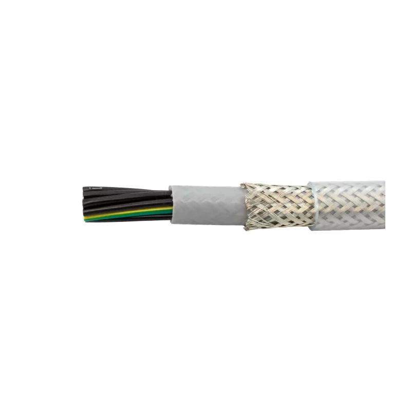 Alpha Wire Pro-Met Screened Control Cable 4 Cores 1mm² 17 AWG 50 m Grey Polyvinyl Chloride Sheath 470041CY GE321