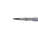 Alpha Wire Pro-Met Screened Control Cable, 5 Cores 0.75mm² Copper Conductor, Transparent Polyvinyl Chloride 470057CY CL033
