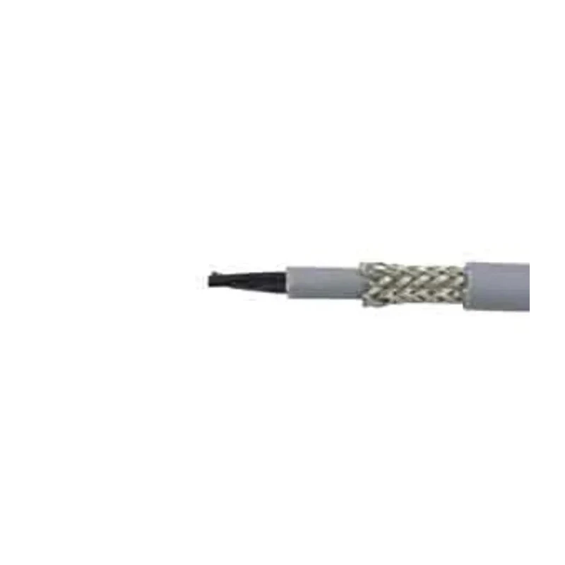 Alpha Wire Pro-Met Screened Control Cable, 5 Cores 0.75mm² Copper Conductor, Transparent Polyvinyl Chloride 470057CY CL033