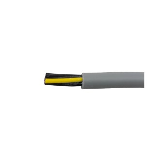 Alpha Wire Pro-Met Unscreened Control Cable 9 Cores 0.75mm² 18 AWG Grey PVC Sheath 50 m 470097YY GE321