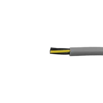 Alpha Wire Pro-Met Control Cable, 9 Cores 0.5mm² Bare Copper, Grey Polyvinyl Chloride Sheath, Unscreened, 50 470095YY GE321