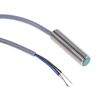 Baumer Threaded Barrel Inductive Proximity Sensor M8 x 1 Stainless Steel Body PNP Output 30 V dc 200 mA IFRM 08P1701/L