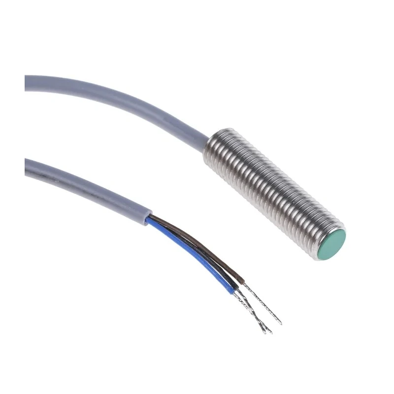 Baumer Threaded Barrel Inductive Proximity Sensor M8 x 1 Stainless Steel Body PNP Output 30 V dc 200 mA IFRM 08P1701/L