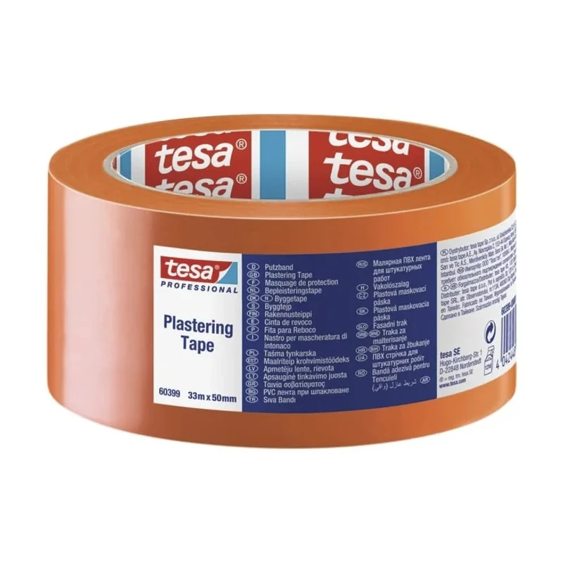 Tesa Orange BDF Double Coated Masking Tape 30mm x 33m 0.13mm Thickness 60399-00000-01