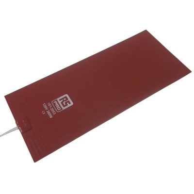 RS PRO Silicone Heater Mat 360W 120V AC Rectangle 14in x 6in 181-2053