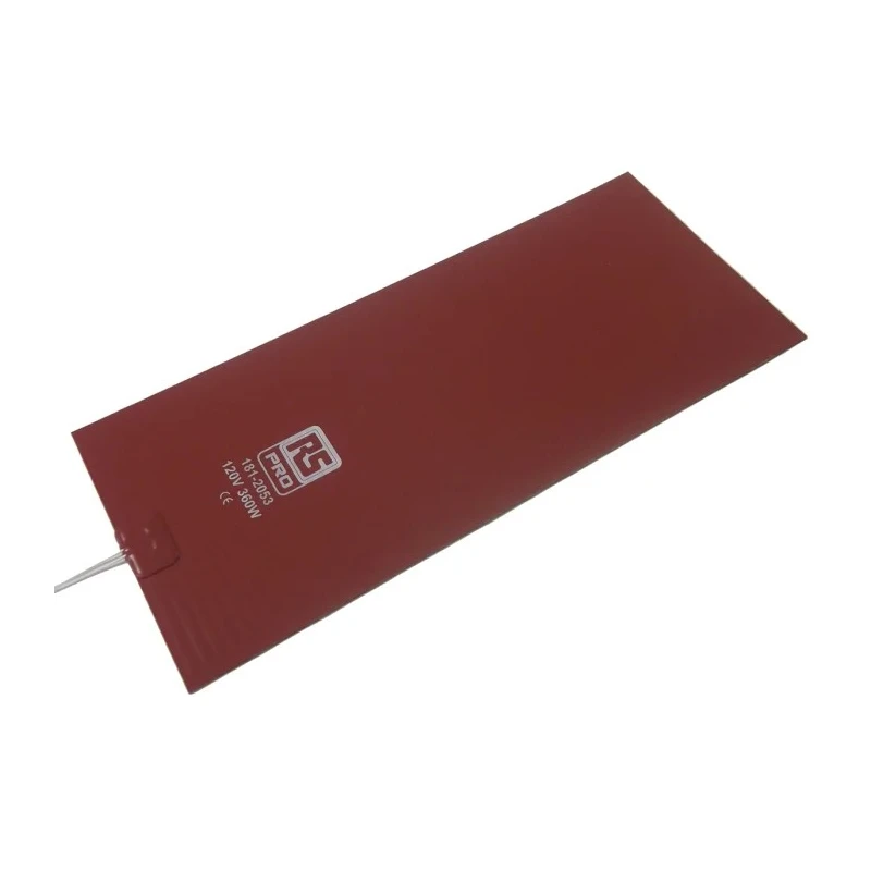 RS PRO Silicone Heater Mat 360W 120V AC Rectangle 14in x 6in 181-2053