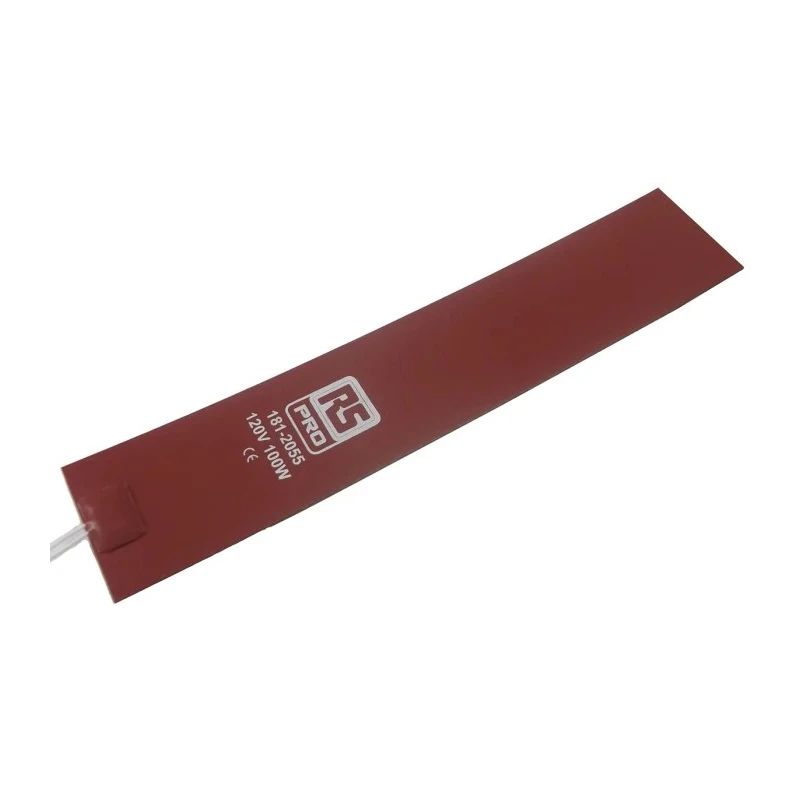 RS PRO Silicone Heater Mat, 120V AC, 100W, Rectangle 10in x 2in 181-2055
