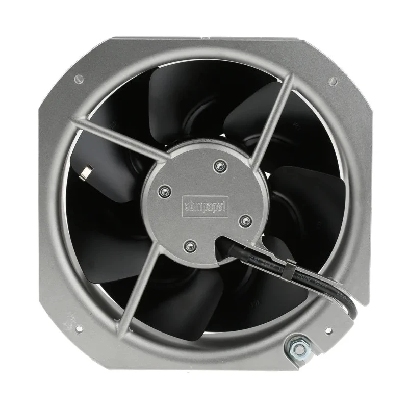 ebm-papst W2E200 Series AC Axial Fan, 230V AC, 80W Power, 880 m³/h Air Flow, 350mA Max Current, IP22, 225mm x 225mm x 80mm 