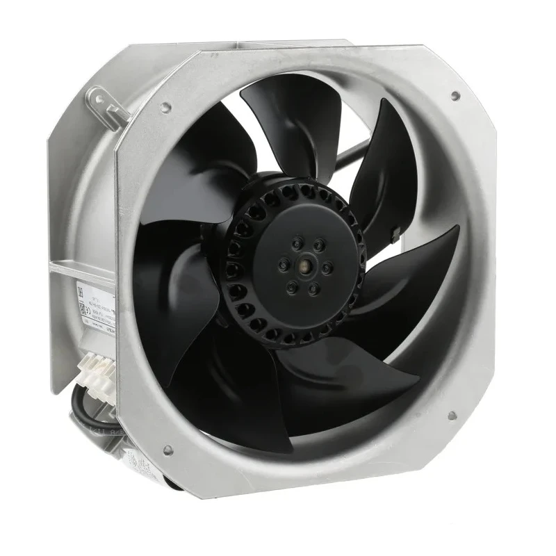 ebm-papst W2E200 Series AC Axial Fan, 230V AC, 80W Power, 880 m³/h Air Flow, 350mA Max Current, IP22, 225mm x 225mm x 80mm 