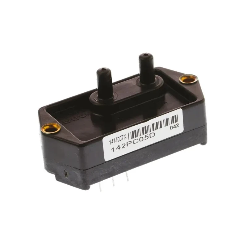 Honeywell Technologies Low Pressure Sensor 0 to 5 psi Absolute Reading, Amplified Output, PCB Terminal, Silicone 142PC05D