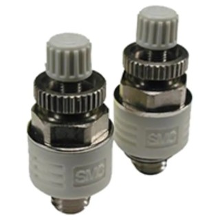 SMC ASN2 Series Needle Valve Speed Controller Threaded NPT, Maximum Operating Pressure 1 Mpa 