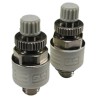 SMC ASN2 Series Needle Valve Speed Controller Threaded NPT, Maximum Operating Pressure 1 Mpa