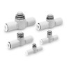 SMC AS Series Speed Controller Tube 1 MPa Maximum Operating Pressure AS2001FG-06