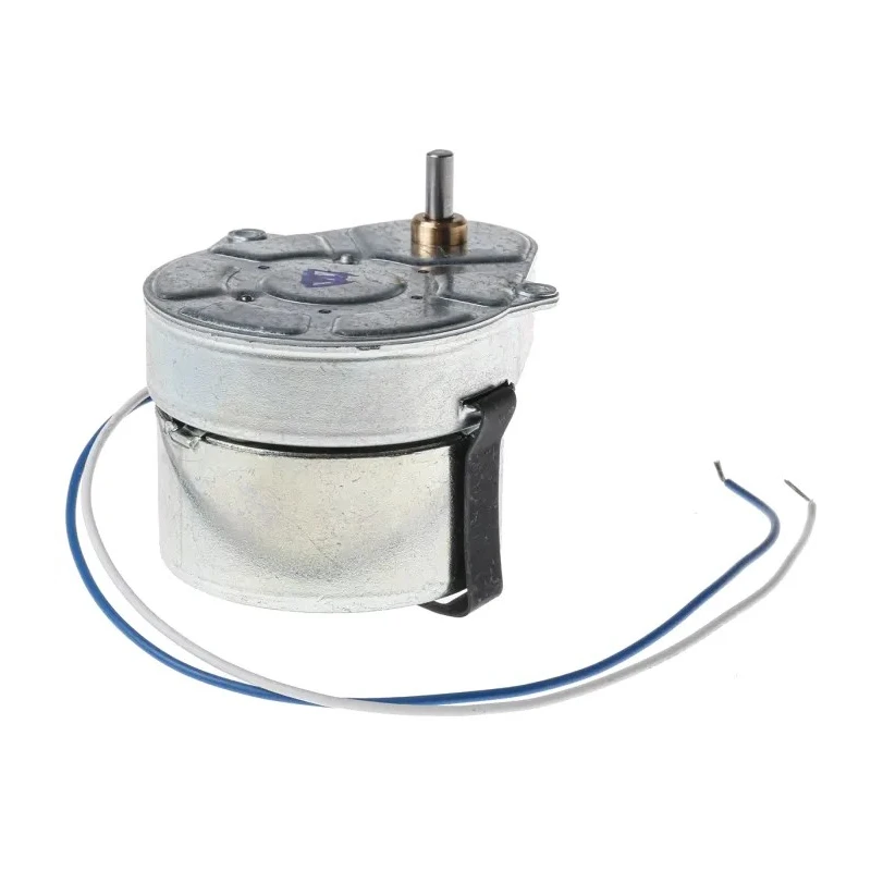 Crouzet AC Synchronous Geared Motor 3W 230V 1 Phase Panel Mount Counter Clockwise Ovoid Shaft 4mm 82334744