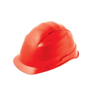 Skytec Red Ventilated Adjustable Safety Helmet with 6-Point Suspension and Pinlock Headband 2C3000RT0000