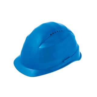 Skytec Blue Ventilated Adjustable Safety Helmet with 6-Point Plastic Suspension Harness Pinlock Adjustable 2C3000BL0000