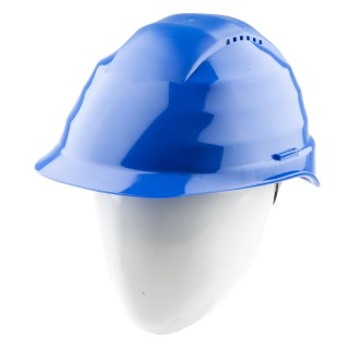 Skytec Blue Ventilated Safety Helmet with 6-Point Suspension Pinlock Adjustable Headband CE Series 6 2C6000BL0000